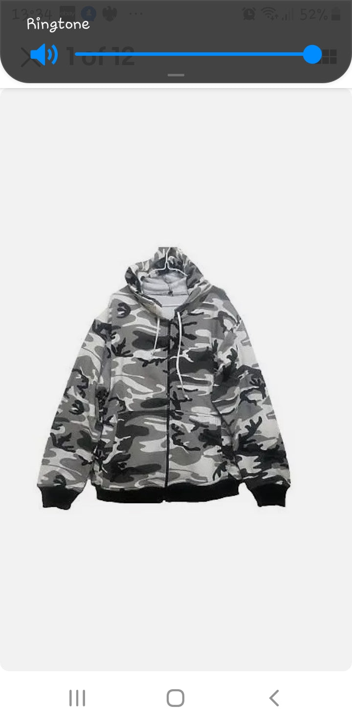 Quality stitched, Camo Hoodies